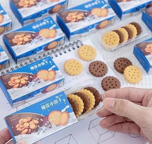 Biscuit Cookies Shape Eraser