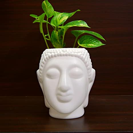 Gautam Buddha Shape Flower Pot