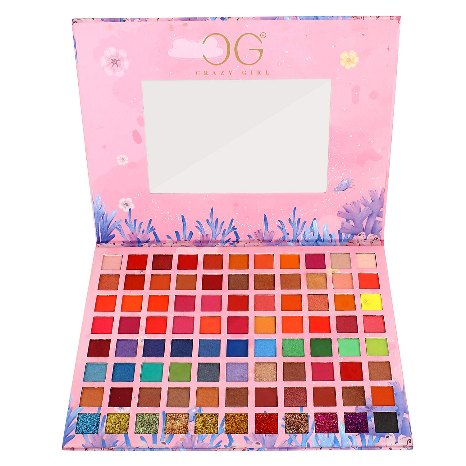 CRAZY GIRL  88 Color Eyeshadow Palette Makeup