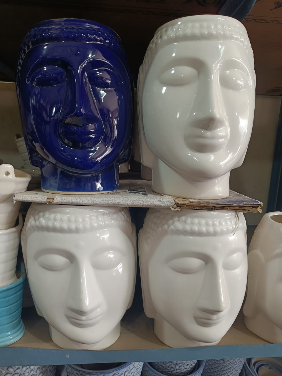 Gautam Buddha Shape Flower Pot