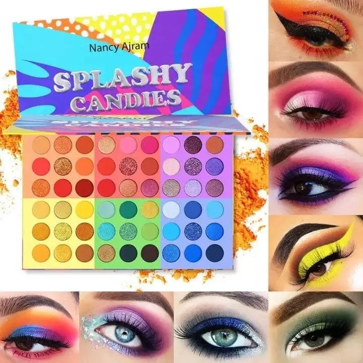 Nancy Ajram Splashy Candies Eyeshadow 54 Colors Palette 150 g (Multicolor)