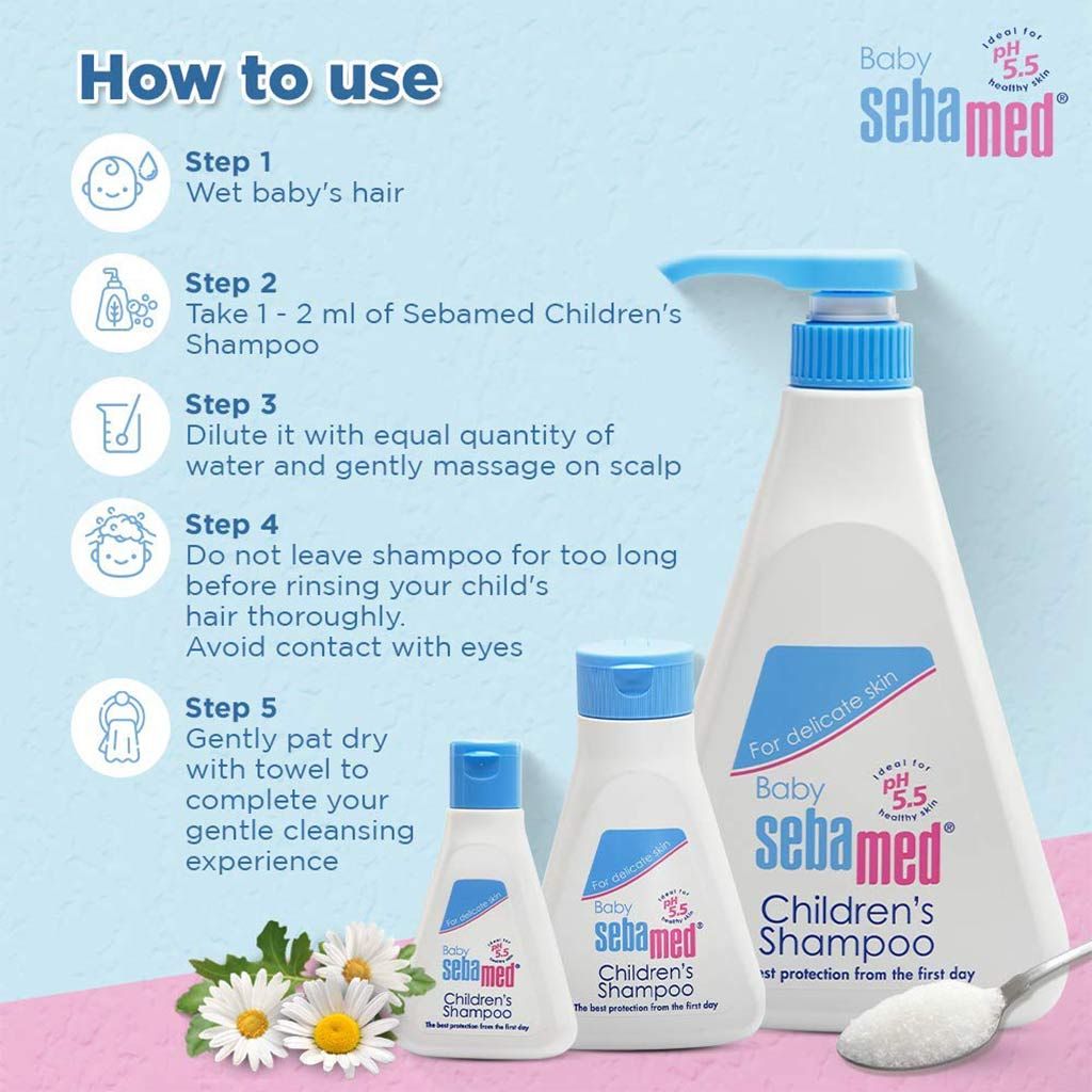 Sebamed Baby Hair Care Shampoo Pack of 1 (500 ml)